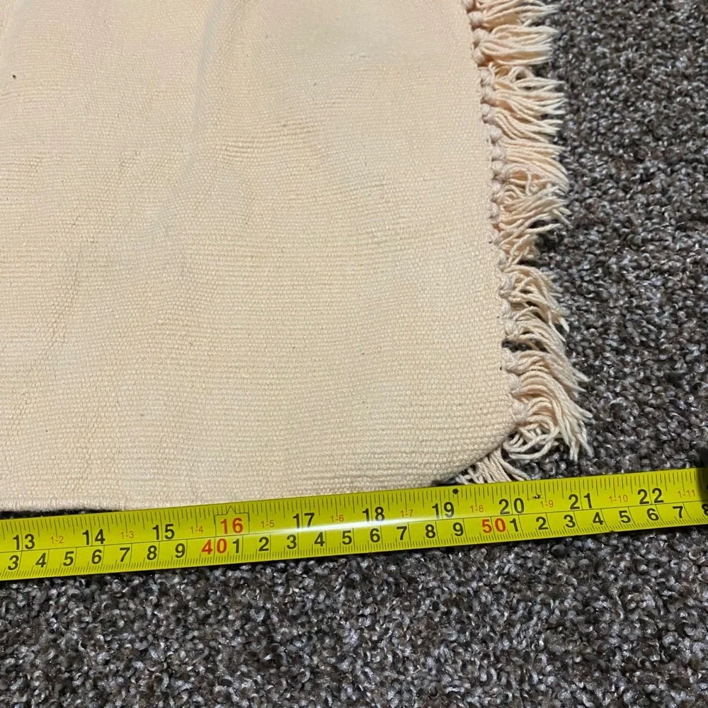 Set of 4 Vintage Southwestern Placemats Native American Decor Table Mats tassels